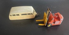 LOT DINKY CARAVANE 811 + CHARIOT 597 pour restauration ou pièces 