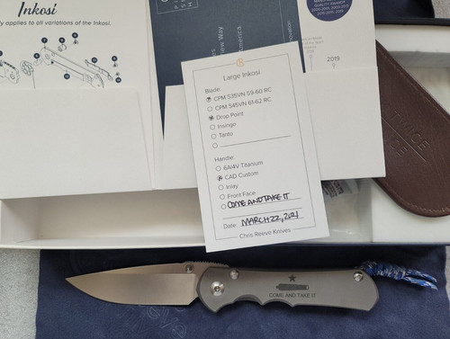 Chris reeve knives crk - chris,