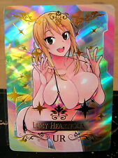 Lucy Heartfilia Fairy Tail CARTE ACG Goddess Story Anime Waifu Doujin Holo Card