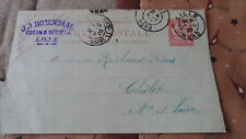 Entier postal - Carte Postale type Mouchon retouché 10c - De Lille à Cholet 1903