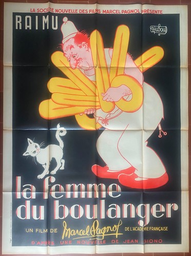Affiche femme boulanger - affiche,