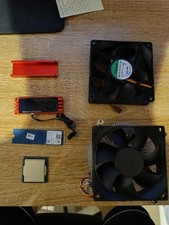 Lot composants informatique (CPU, refroidisseur, SSD 128Go)