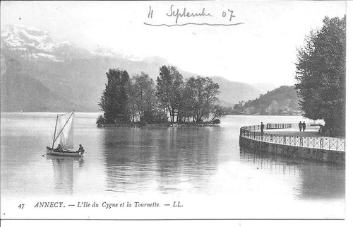 Annecy ile cygne et la - et,