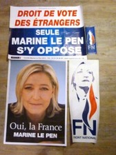  4 affiches FRONT NATIONAL 