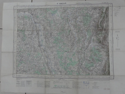 Ancienne carte routière - , st