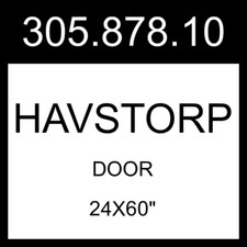 IKEA HAVSTORP Door Light Gray