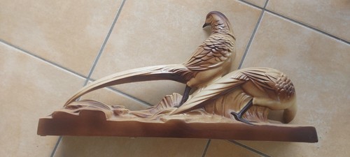 Sculpture bois oiseaux - en,