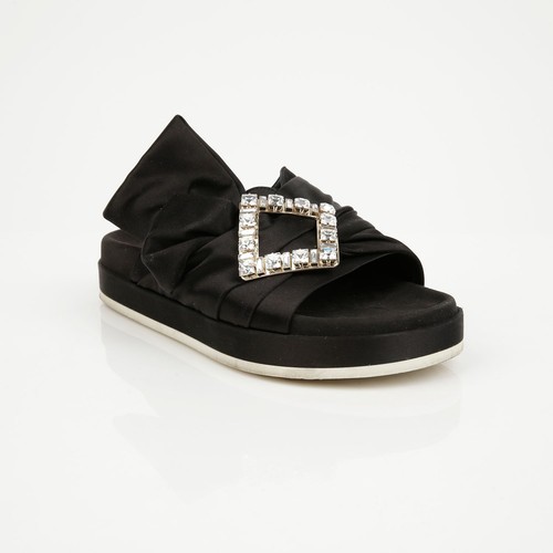 Roger vivier pantoufle carrée - roger,