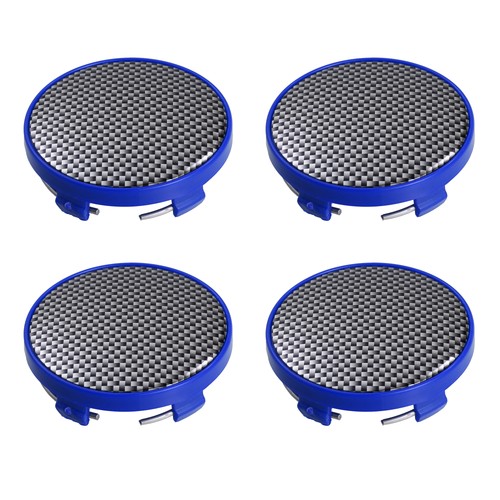 4pcs noir carbone - fibre, motif