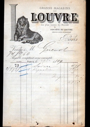 Paris commerce de - (i°),