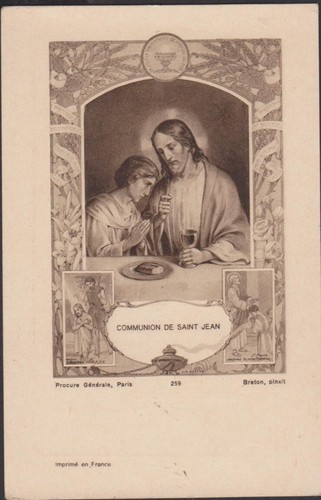 Image religieuse communion - communion, de