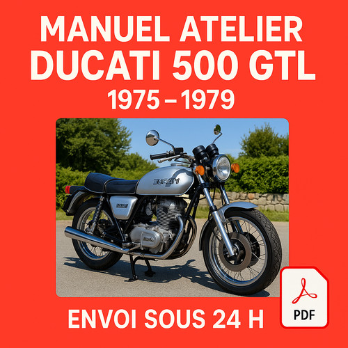 Manuel atelier ducati 500 - 500, gtl