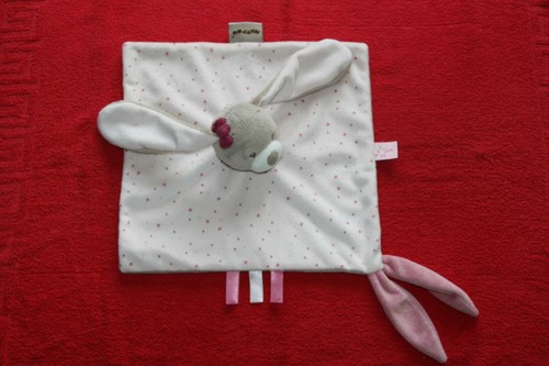 Nattou doudou lapin nina - nattou, plat