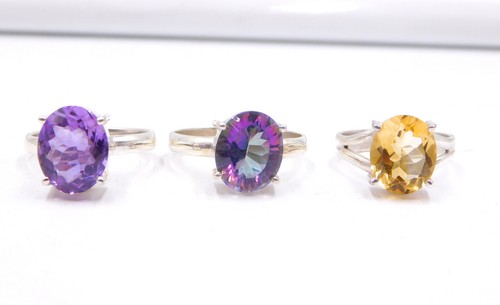 Bague fait main argent - main, en