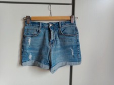 KIABI short en jeans déchiré slim XS 14 ANS