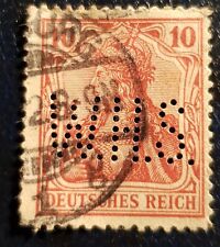 TIMBRE ALLEMAGNE rare rouge