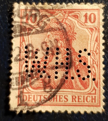 Timbre allemagne rare rouge - timbre,