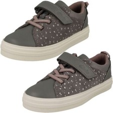 Filles Clarks Baskets Cuir
