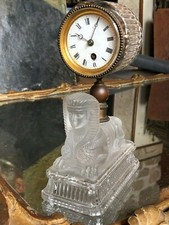 Pendule au Sphinge Cristal &