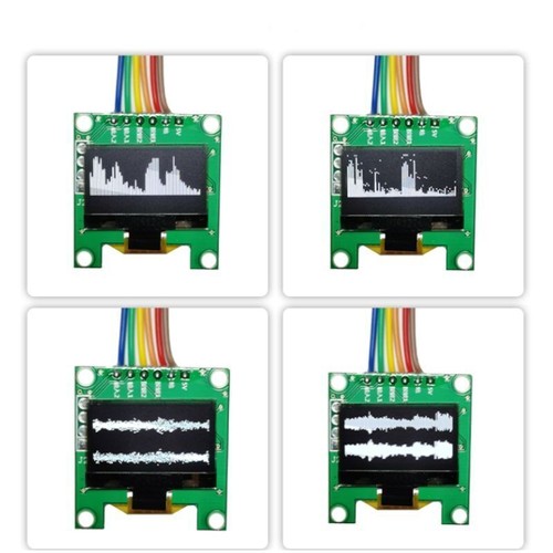Stereo music spectrum display - stereo,