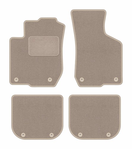 Tapis sol velours beige - tapis, de