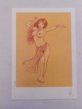 Superbe ex-libris 36 PATURAUD ( SUCCUBES )( MATA HARI ) Format A5 signé