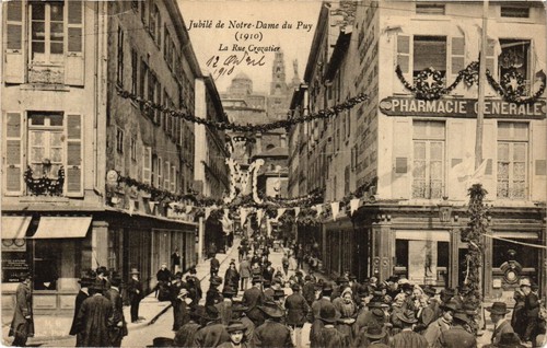 Cpa puy velay - le,