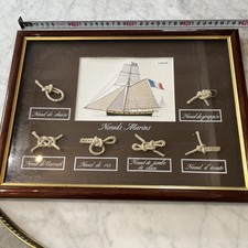 Cadre Vitrine Noeuds Marins