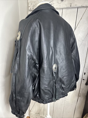 Harley davidson black - harley, leather