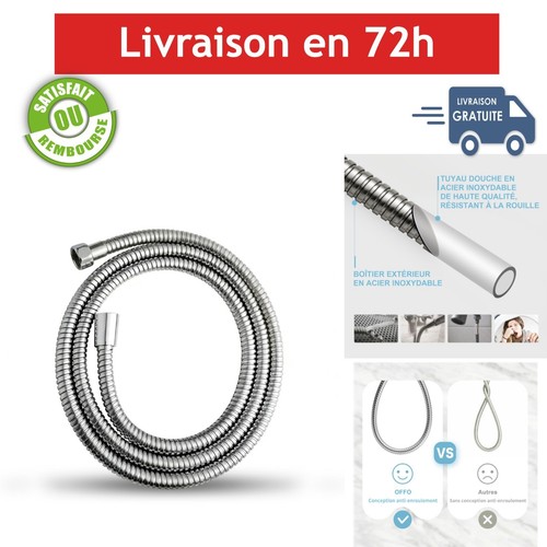 Tuyau douche flexible 2m - tuyau, de