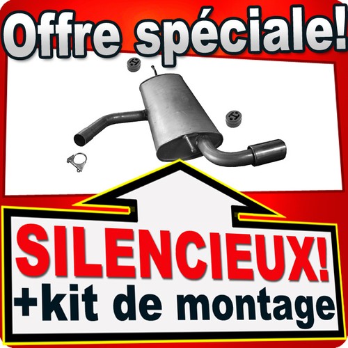 Silencieux arriere pour - silencieux,