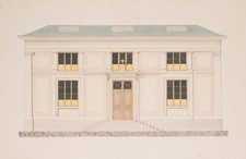 DESSIN D'ARCHITECTURE Chamboyssier 1868 École chrétienne de la Madeleine [Paris]