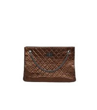 CHANEL sac à dos CC en cuir