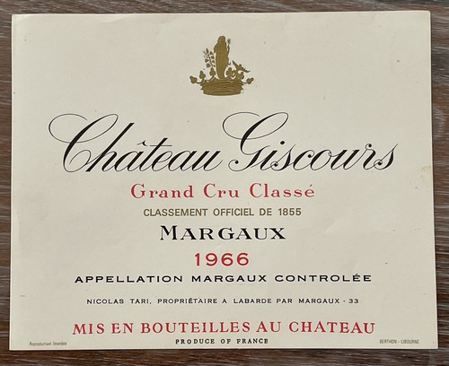 étiquette château - de,