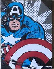 Canvas Toile Captain America, Tableaux, Cadre, Marvel, Super Héros, DC Comics