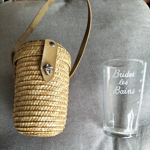 Verre cure thermale gravé - ,