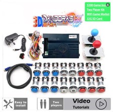 2 Player 5200 IN 1 Pandora Saga box EX 3D DIY Arcade Machine kit Home Cabinet