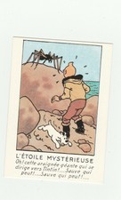 Tintin carte postale arno 1984