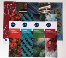 Lot de 9 marque pages thème Nature CNRS