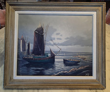 1960 MARINE Navire de pêche Barque Port Voilier Mer Océan pêcheur Méditerranée