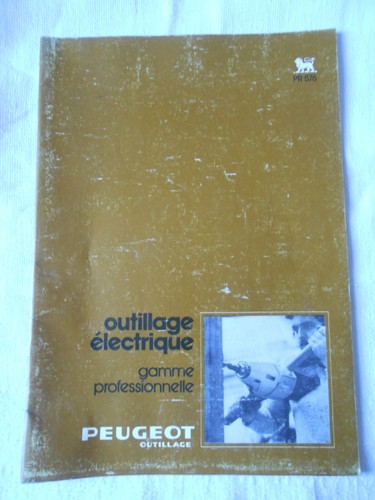 Ancienne brochure peugeot - ancienne,