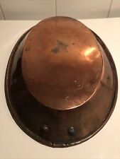 Ancien plat ovale en cuivre