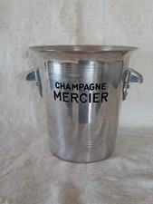 Seau à champagne " Champagne Mercier" aluminium, Art Déco