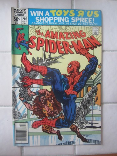 Amazing spider man 209 - 209, 1st