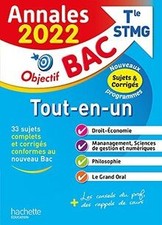 Annales BAC 2022 - STMG Tout-en-un - Nouveaux programmes d... | Livre | état bon