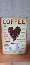 Plaque métal humour coffee, déco vintage café & bistrot , déco restaurant & bar