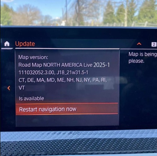 Bmw road map north - map, america