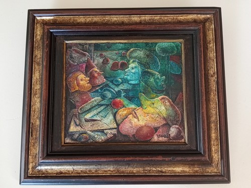 Tableau huile sur - tableau,,