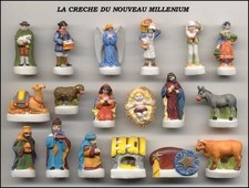 Crèche Porcelaine Set 18 Mini