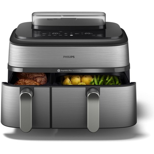Airfryer philips double panier - double,
